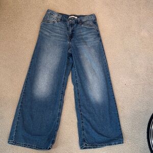 Wide-Leg Blue Jeans Levi 28